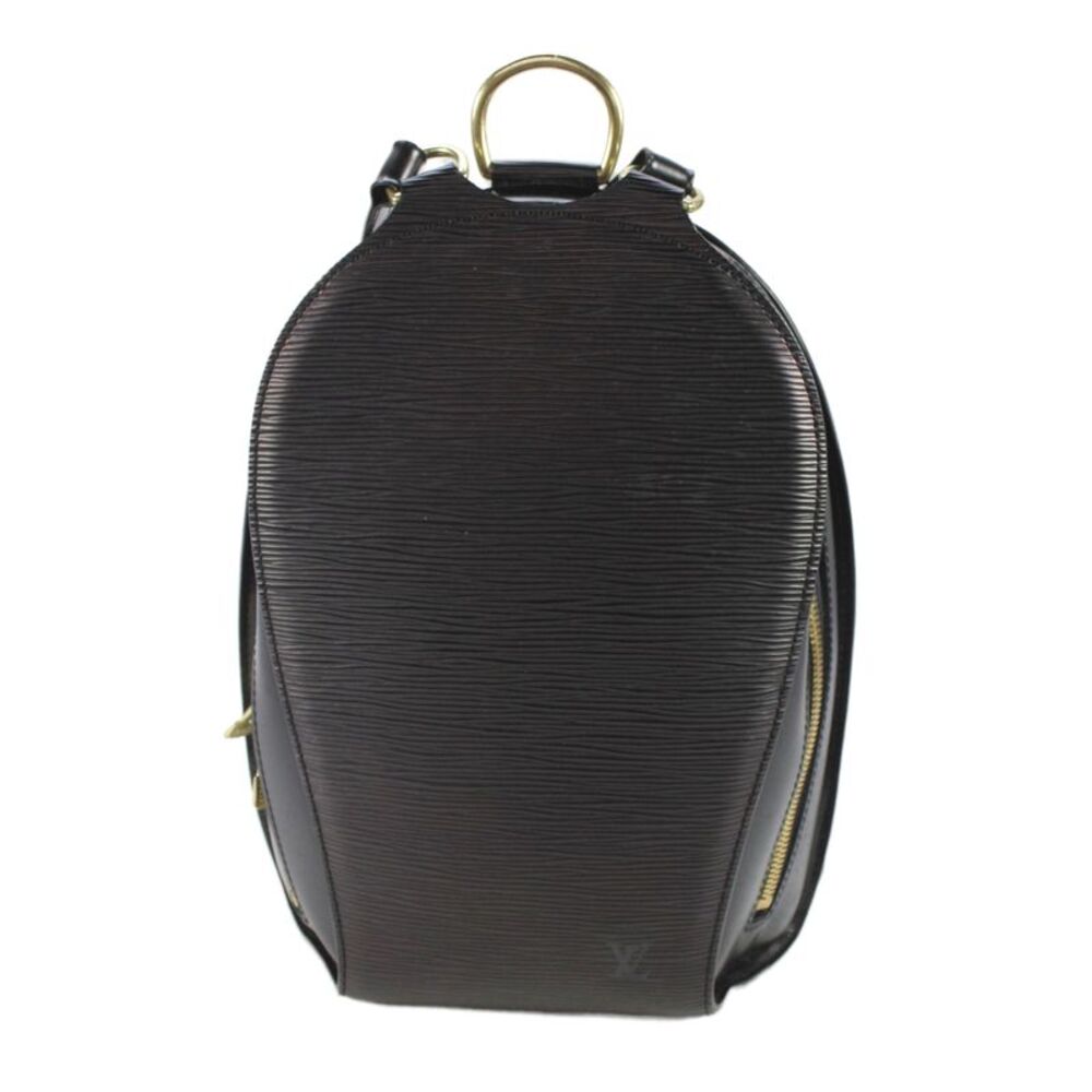 Louis Vuitton Womens Epi Leather Mabillon Backpack Black